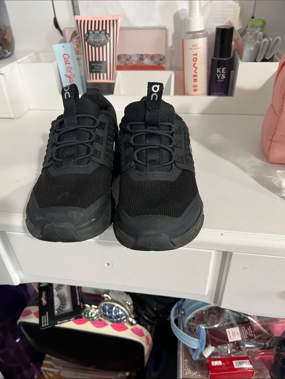 On Running Kids' Black Low-Top Sneakers